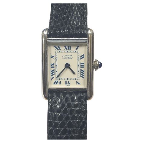 cartier tank watches ladies|cartier tank quartz argent 925.